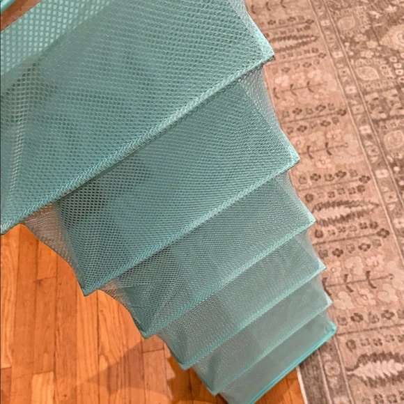 Teal Hanging Organizer for handbags/shoes/scarves/sweaters - Picture 7 of 15